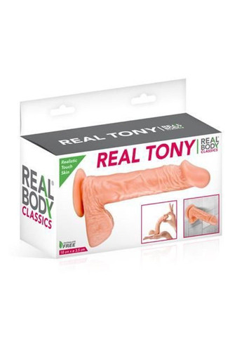 Фаллоимитатор - Real Tony Flash, TPE, диаметр 3,5см Real Body (292786844)