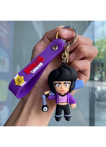 Брелок Бравл Старс Бібі Brawl Stars на ключі, на сумку фігурка Bibi 6 см Shantou (393632637)