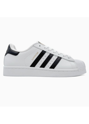 КРОСІВКИ ЖІНОЧІ ADIDAS SUPERSTAR BLACK / WHITE АДІДАС СУПЕРСТАР No Brand чорні демісезони (367175394)