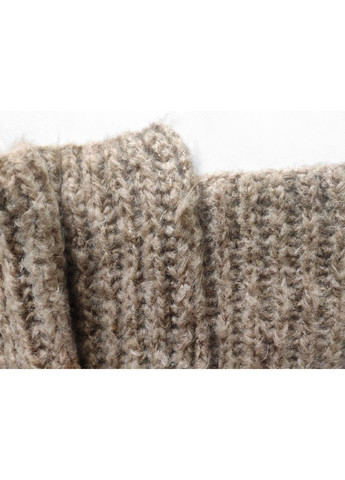 В'язаний зимовий шарф ручної роботи з мериносу оливкового кольору No Brand (368787126)