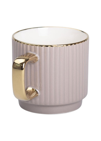 Чашечка керамическая 300 мл рельефная, кремовый Ceramic (323160169)