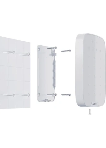 Бездротова сенсорна клавіатура KeyPad Plus White (000023070) Ajax (322938685)