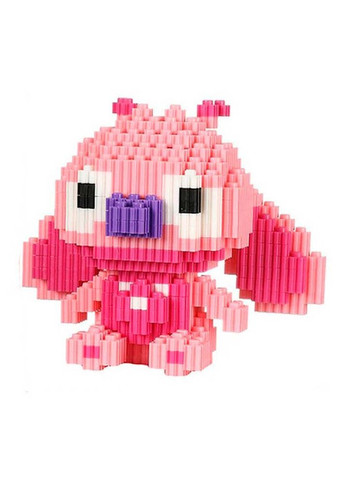 Дитячий конструктор Magic Blocks "Ліло і Стіч" Рожевий на 560 деталей. Конструктор Ліло і Стіч 9 см No Brand (284119679)
