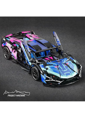 Детский игрушечный автоконструктор Ламборгини, Гоночный суперкар автомобиль Cyberpunk LAM, спотивная машина Lamborghini Lego (366664822)