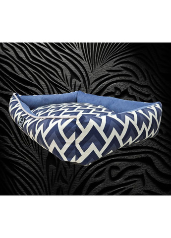 Лежанка 125х90х20см из текстиля для больших собак "Ethnos Blue" (Синий) S&N Family (361204443)
