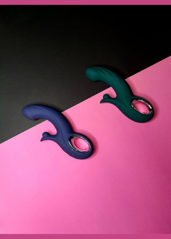 Вібратор-кролик Kissen Raider з фрикціями,, 20.3 см х 3.7 см Chisa (332201458)