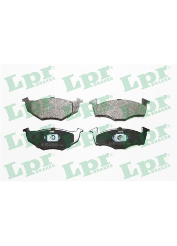 Колодка тормозной диск. SEAT IBIZA IV (6L1), SKODA FABIA (6Y2) передн. (выр-во ) LPR (368897910)