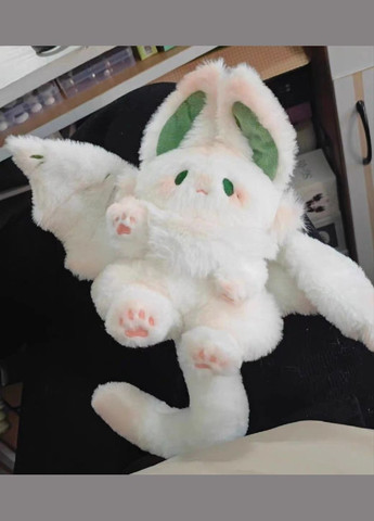 М'яка іграшка плюшева Кажан Миша Кролик біла Манта 28 см No Brand (348118625)