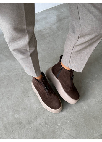 Зимние зимние замшевые ботинки Helen из натуральной замши