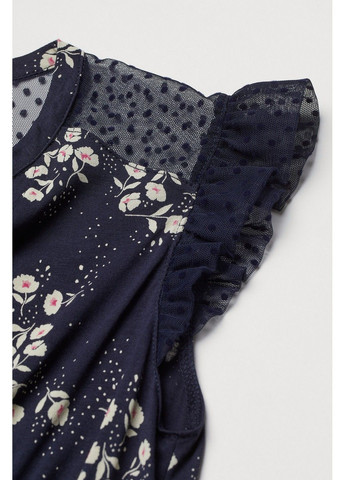 Тёмно-синяя блуза H&M