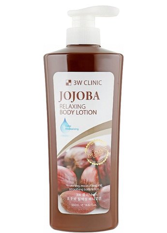 Лосьон для тела с маслом жожоба, Jojoba Relaxing Body Lotion - 550 мл 3W Clinic (285813635)