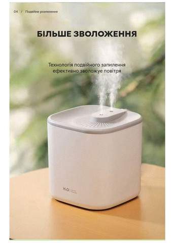 Зволожувач повітря портативний DQ-118 3L, Navy аромадифузор електричний Kinscoter (324608511)