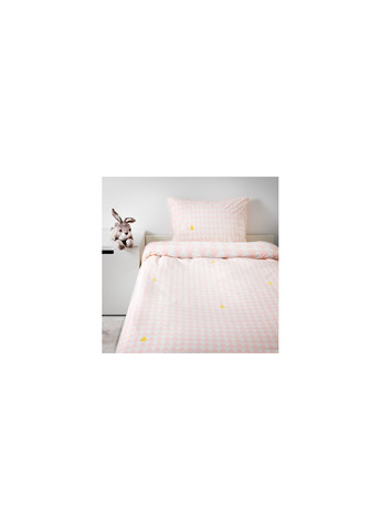 Комплект постельного белья светлорозовый 150200/5060 см IKEA (277964960)