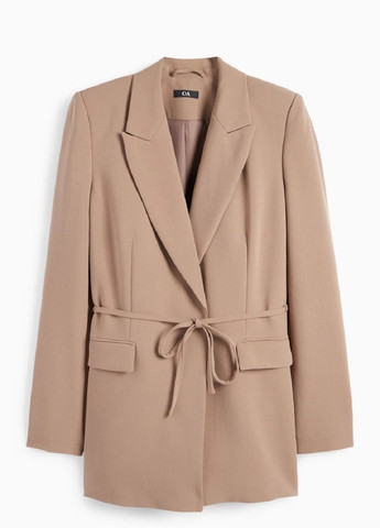 Серо-коричневый женский жакет C&A однотонный - демисезонный