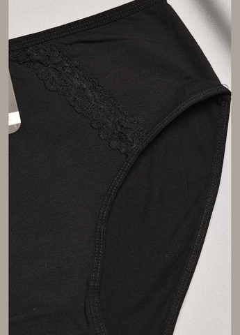 Трусы женские полубатальные черного цвета Let's Shop (314902402)