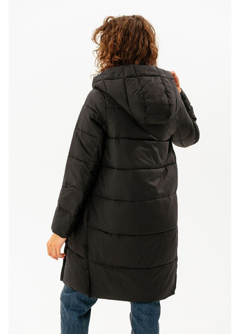 Чорна демісезонна пальто 21 - 18144 Vivilona