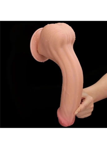Фаллоимитатор со сьемной присоской King Sized Sliding Skin Dual Layer Dong 11.5 Lovetoy (381047609)