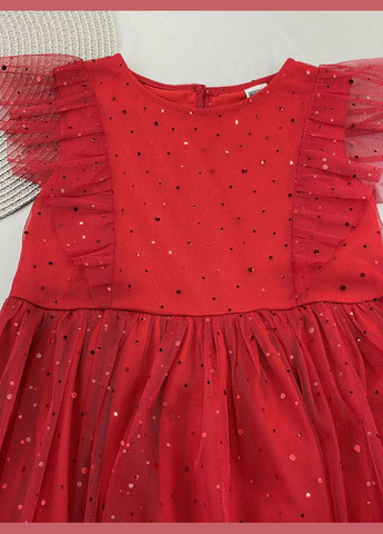Червона сукня для дівчинки Mevis (291439034)