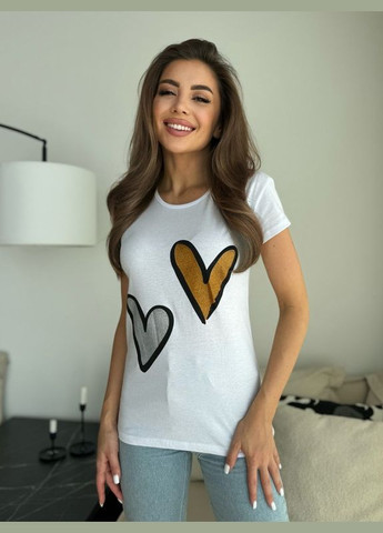 Футболка ISSA PLUS WN20-628 белая Magnet - (301036959)