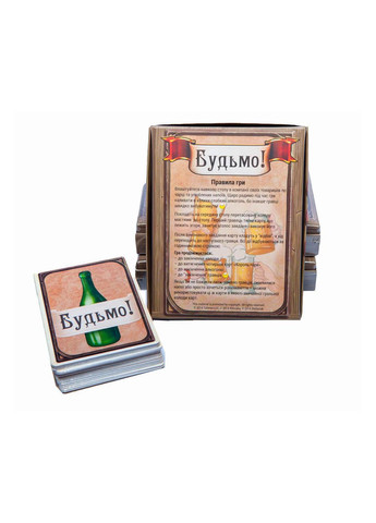Настільна гра Будьмо 0008FGS укр. мовою No Brand (302384873)