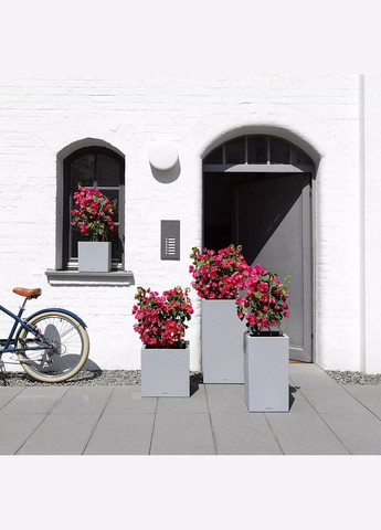 Умный вазон Canto Stone 30 low 12 л кварцевый белый 13707 Lechuza (316627722)