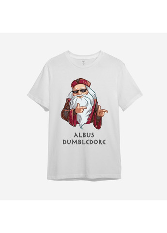 Біла демісезонна дитяча футболка з принтом "albus dumbledore". гаррі поттер (10399219684) ТiШОТКА