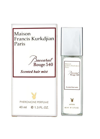 Духи Бакара руж унисекс Baccarat Rouge 540 Scented Hair Mist 40 мл парфюм No Brand (364488336)