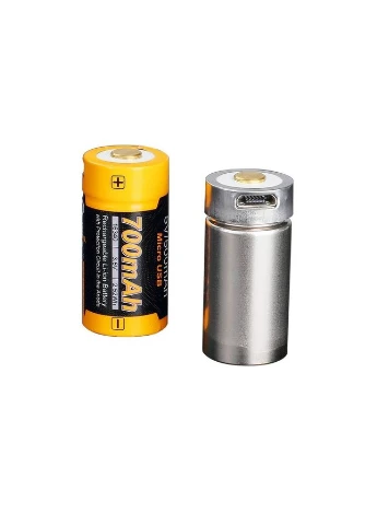 Акумулятор 16340 ARB-L16 700 mAh Li-ion micro usb зарядка з захистом від перезарядження та перегріву Fenix (393805430)