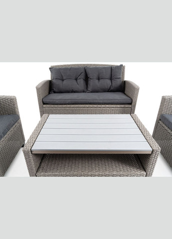 Набор садовой мебели Firenze серый/графитовый Di Volio (303126639)