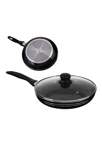 Сковорода с крышкой 22 см Черный (EB-765) Edenberg (365330998)