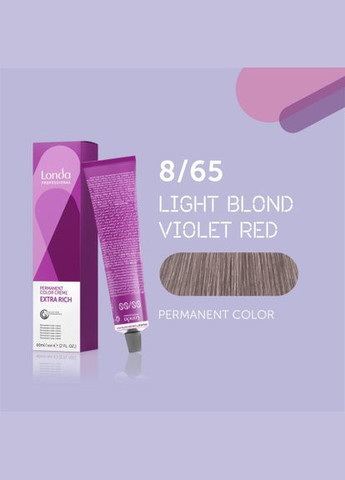 Устойчивая кремкраска для волос Professional Permanent Color 8/65 60 мл Londa Professional (292736672)
