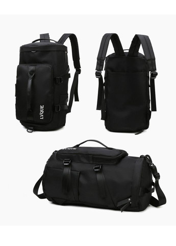 Сумка-рюкзак трансформер спортивна дорожня водонепроникна Чорна ( код: IBS144B ) Sports (365865077)