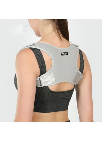 Ортопедичний бандаж плечового відділу коректор постави для спини з напівжорсткою фіксацією універсальний розмір (480191-Prob) Unbranded (330675176)