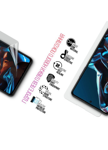 Набор гидрогелевых пленок Clear + Anti-Blue для Xiaomi Poco X5 Pro 5G (ARM66843) ArmorStandart (327887962)