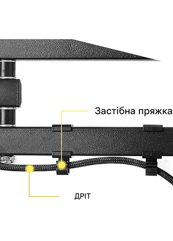 Кронштейн настенный поворотно-наклонный шарнирный для телевизора 14" - 42" до 25 кг крепления для тв на стену Crownberg (361161877)