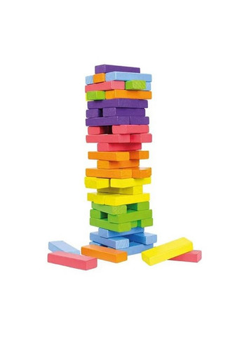 Настольная игра "Башня-балансир Дженга" 900781 с кубиком Igroteco (342330112)