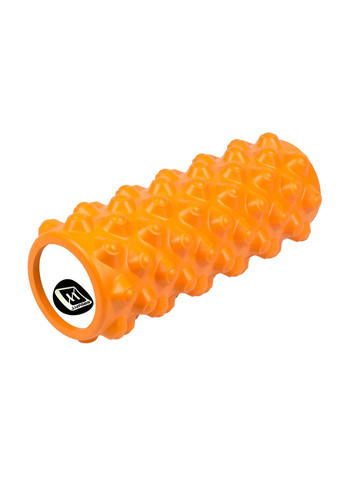 Масажний ролик Grid Roller Extreme 33 см Помаранчевий EasyFit (362440759)
