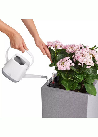 Умный вазон Canto Stone 30 low 12 л кварцевый белый 13707 Lechuza (316627722)