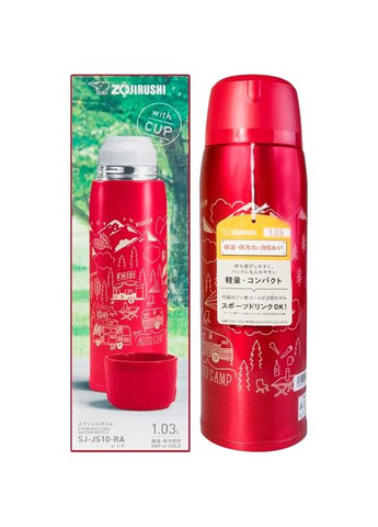 Термос SJ-JS10RA 1 л Red (1678.04.36) Zojirushi (323096010)