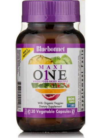 Maxi ONE 30 Veg Caps Bluebonnet Nutrition (294058465)