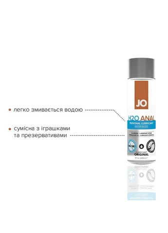 Анальная смазка на водной основе ANAL H2O ORIGINAL (240 мл) System JO (315013321)