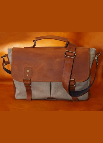 Мужская сумка портфель из конваса и кожи RBcs-3960-3md TARWA (298684436)