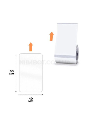 Етикетки TT40*60-125 Transparent For B1/B21/B3S (A2G88318501) NIIMBOT (370612836)