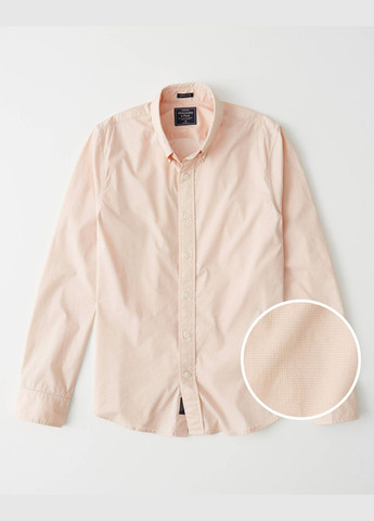 Светло-розовая рубашка Abercrombie & Fitch