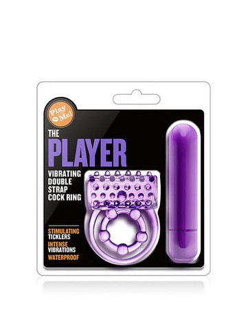 Эрекционное виброкольцо PLAY WITH ME фиолетовое Blush (297135379)