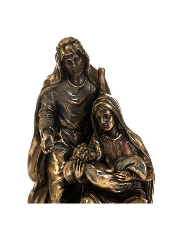Статуэтка декоративная Рождение Иисуса 18х13 см 77579 бронзовое покрытие Veronese (346529389)
