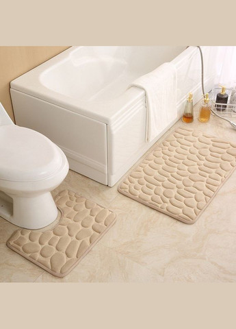 Набор ковриков в ванную и туалет No Brand stone premium (279390456)
