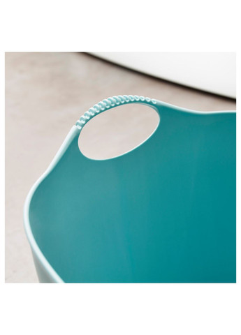 Гнучкий кошик для білизни синій 35 л IKEA (272150511)