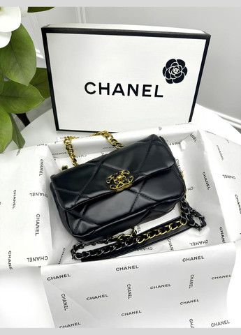 Сумка Сhanel 19 Flap Bag чорна No Brand (332713296)