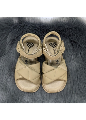 Кофейные босоножки сандалии детские для девочки Jong Golf